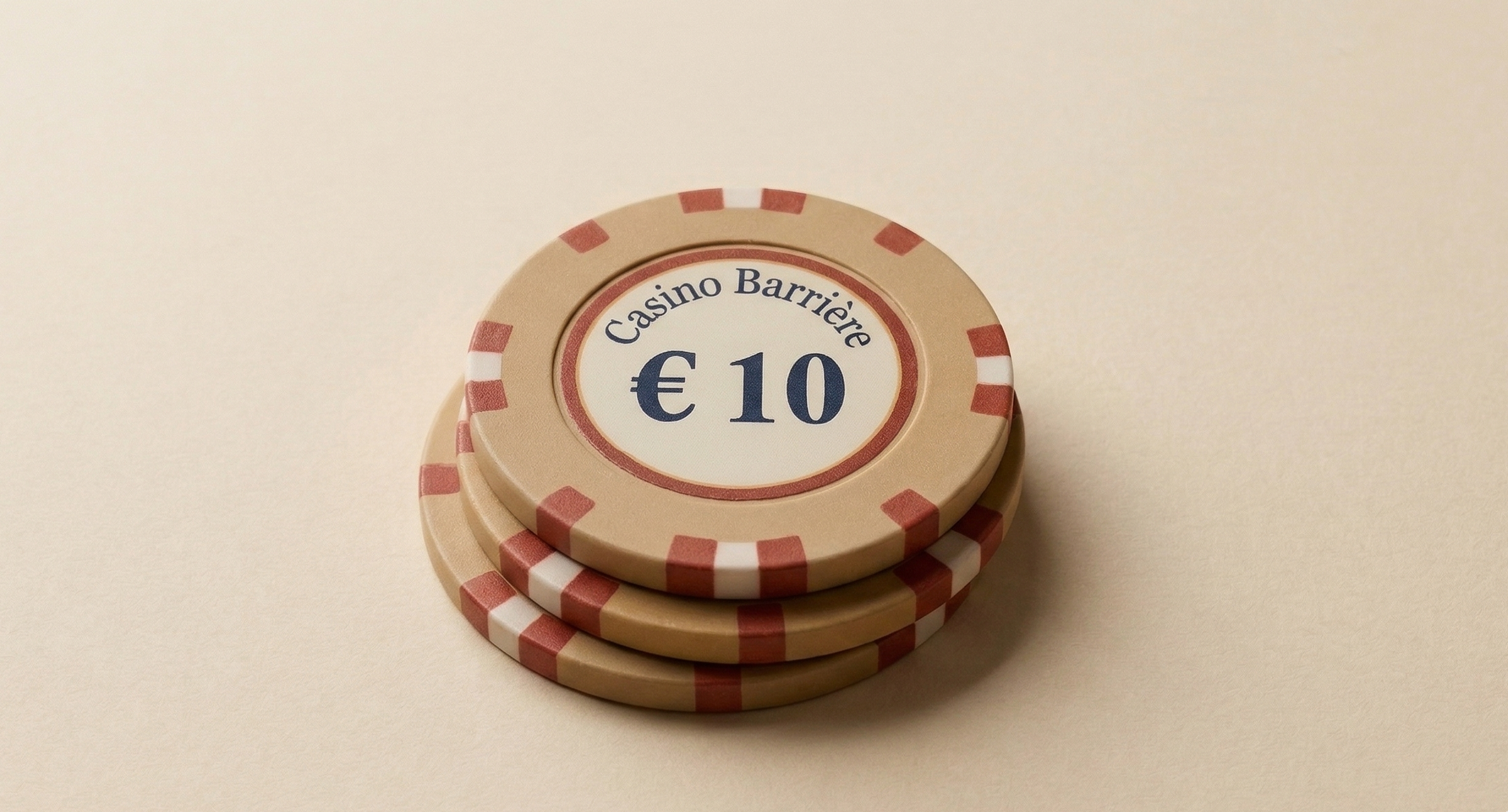 10€ de jetons pour le Casino