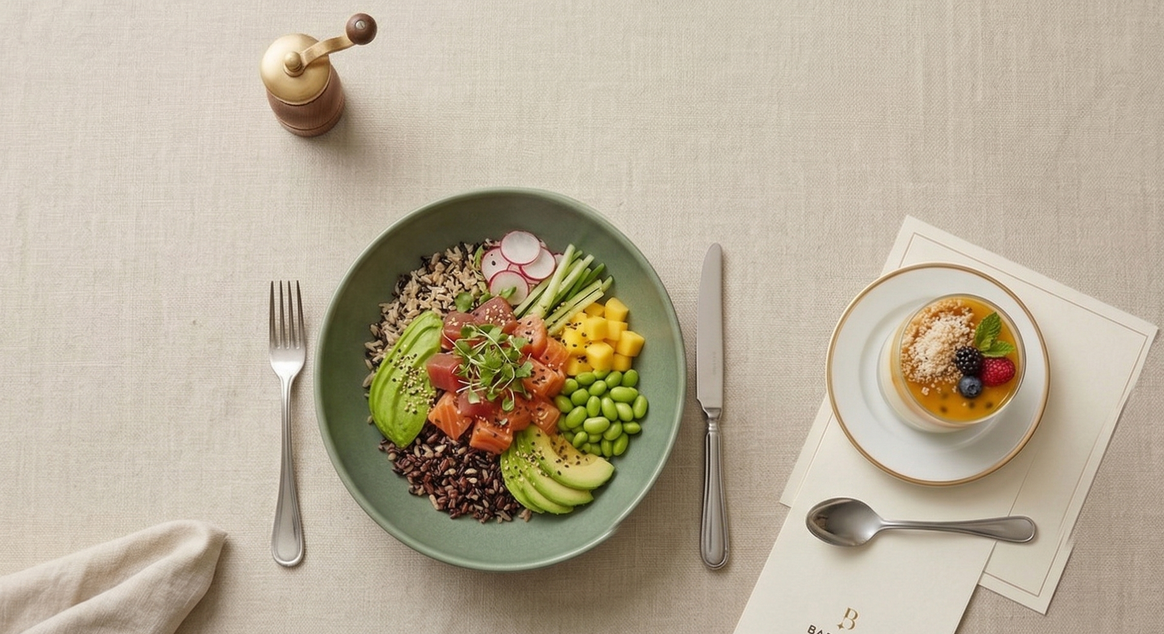 Repas au Belvédère