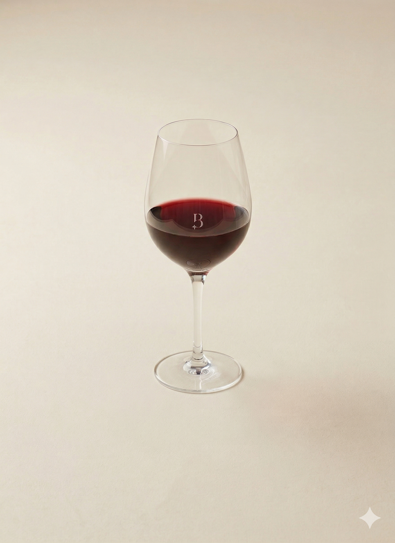 Un verre de vin par personne (sur la base de 2 personnes)